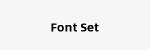 Font Set